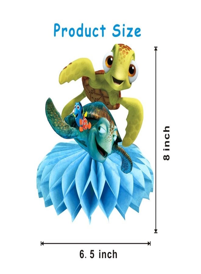 fancigo 8Pcs Finding Nemo Table Centerpieces Birthday Party Supplies Double Side Table Decorations for Kids Party Decorations - Image 3